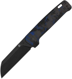 QSP Knife Penguin V2 Linerlock Blue CF (3″)
