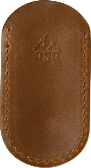 QSP Knife Leather Sheath Light Brown