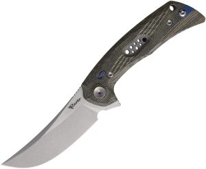 Reate Knives PL-7 Pivot Lock Grn/Black Mic