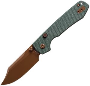 Vosteed Raccoon Top Linerlock Green (3.25″)