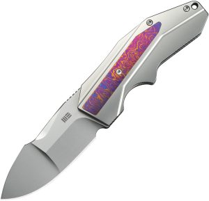 We Knife Co Ltd Coral Framelock Timascus (3″)