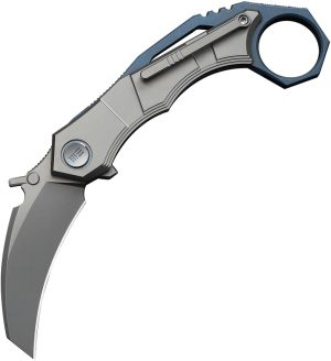 We Knife Co Ltd Tayra Framelock Gray/Blue (2.25″)