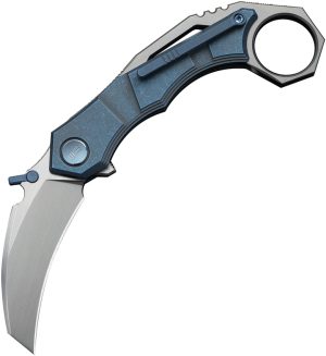We Knife Co Ltd Tayra Framelock Blue SW (2.25″)