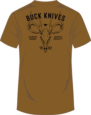 Buck Skull T-Shirt Coyote 2XL