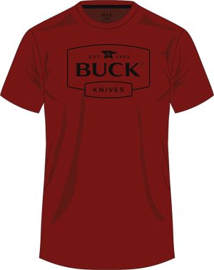 Buck Logo T-Shirt Red XL