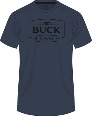 Buck Logo T-Shirt Navy XL