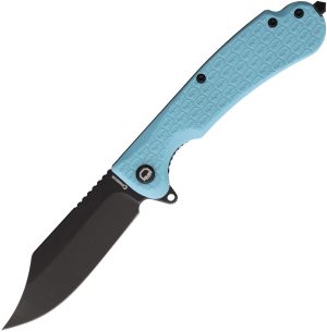 Daggerr Knives Powie Linerlock Light Blue (3.25″)