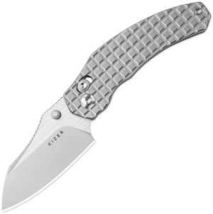 Kizer Cutlery Mini Bulldog Clutch Lock Gray (2.5″)