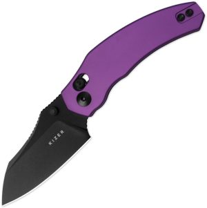 Kizer Cutlery Mini Bulldog Clutch Lock Purpl (2.5″)
