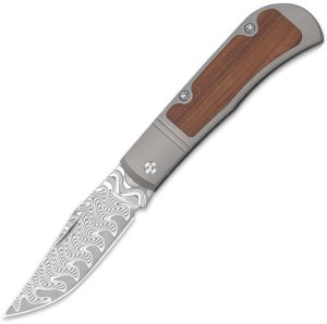 Kizer Cutlery Trestle Slip Joint Damascus (2.88″)