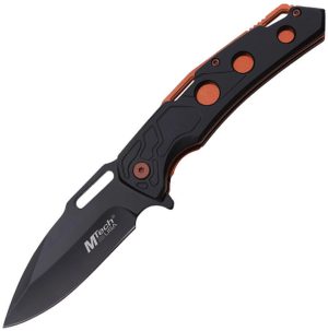 Mtech Linerlock A/O Blk/Org (3.5″)