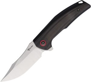 Reate Knives Jack Jr Framelock Satin/Red