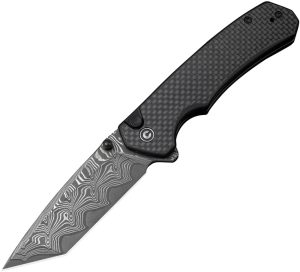 Civivi Brazen Button Lock Damascus (3.5″)