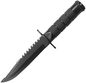 ElitEdge Survival Fixed Blade Black (4.75″)