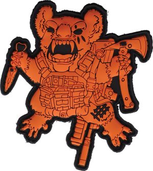 Halfbreed Blades Halloween Drop Bear Patch