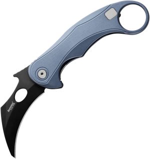 LionSTEEL LEone Mid Framelock Blue PVD (2.25″)