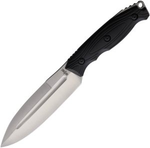 S-TEC Fixed Blade Black (5″)