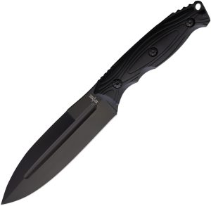 S-TEC Fixed Blade Black (5″)