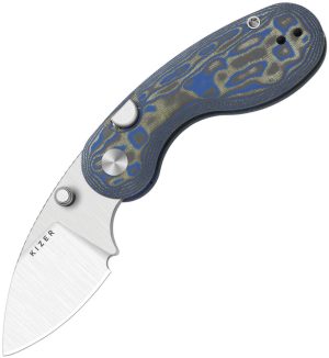 Kizer Cutlery Microbe Button Linerlock Mic (2.13″)