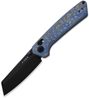 Kizer Cutlery Madrac Clutch Lock Blue Mic (3.13″)