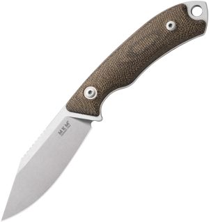 MKM-Maniago Knife Makers Pocket Tango 4 Fixed Blade Grn (2.9″)