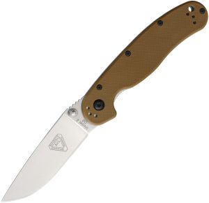 Ontario RAT II Linerlock Coyote Brown (3″)