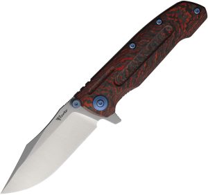 Reate Knives 9DV2 Framelock Lava Fat CF