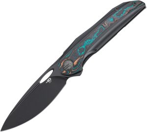 Bestech Knives SENU Framelock Ti/Camo Carbon (3.5″)
