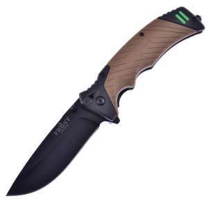 Frost Cutlery Firestarter Linerlock A/O Tan (3.75″)