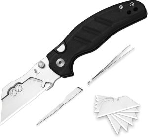 Kizer Cutlery C01C Uti 1 Button Lock Black (2.88″)