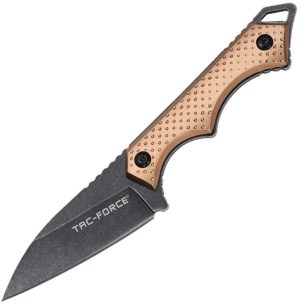 Tac Force Fixed Blade Brown (3.13″)