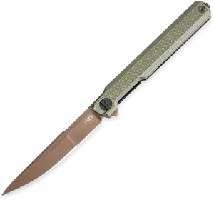 Bestech Knives Duoz Linerlock OD Green (3.38″)