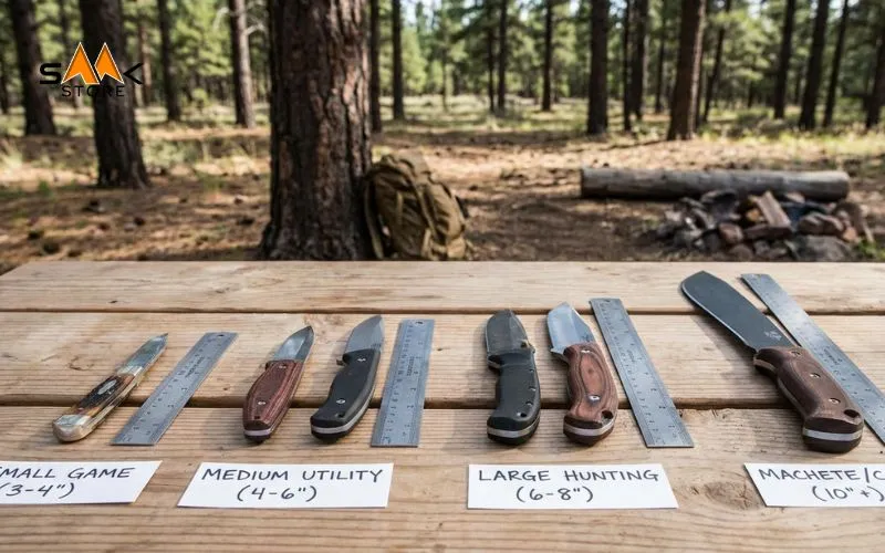 Best Tips For Choosing Knife Sizes Of Kitchen, Hunting &Amp; Edc Knives 2 Best Tips for Choosing Knife Sizes of Kitchen, Hunting & EDC Knives, Best hunting and outdoor Knife Sizes