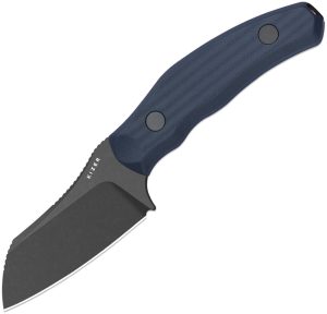 Kizer Cutlery Bulldog Fixed Blade Blue (3″)