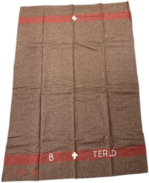 Miscellaneous Swiss Brown Wool Blanket
