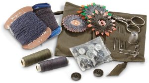 Miscellaneous German Sewing Kit Used