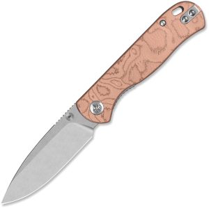 QSP Knife Ferret Linerlock SW Cop Foil (3″)