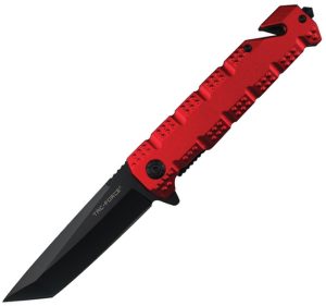 Tac Force Rescue Linerlock A/O Red (3.5″)