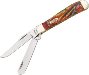 Case Cutlery Mini Trapper Fire In Box