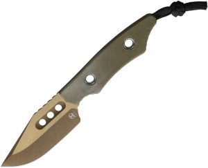 Heretic Knives Kobold Bowie Fixed Blade OD (2.63″)
