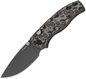 Kizer Cutlery Glaux Button Linerlock Blk (3″)
