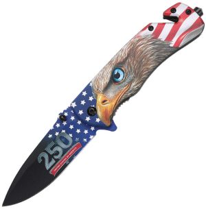 Mtech Linerlock A/O 250th Eagle (3.5″)