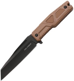 Tac Force Fixed Blade Brown (5.38″)