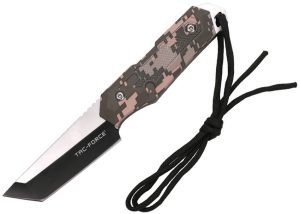 Tac Force Fixed Blade Camo (3″)