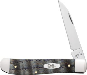 Case Cutlery Mini Trapper Blue Curley Oak