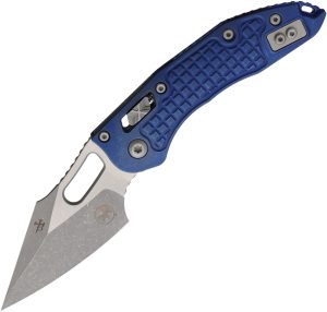 Microtech Stitch S/E Ram Lok AP Blue (3.75″)