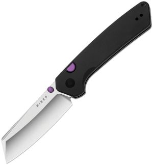 Kizer Cutlery Madrac Button Linerlock Alum (3″)