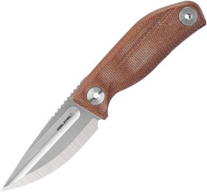 Real Steel CDX-85 Fixed Blade Brown (3″)