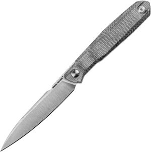 Real Steel G5 Fixed Blade Gray Mic (4″)