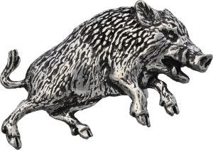 TS Brown Wild Boar Pin